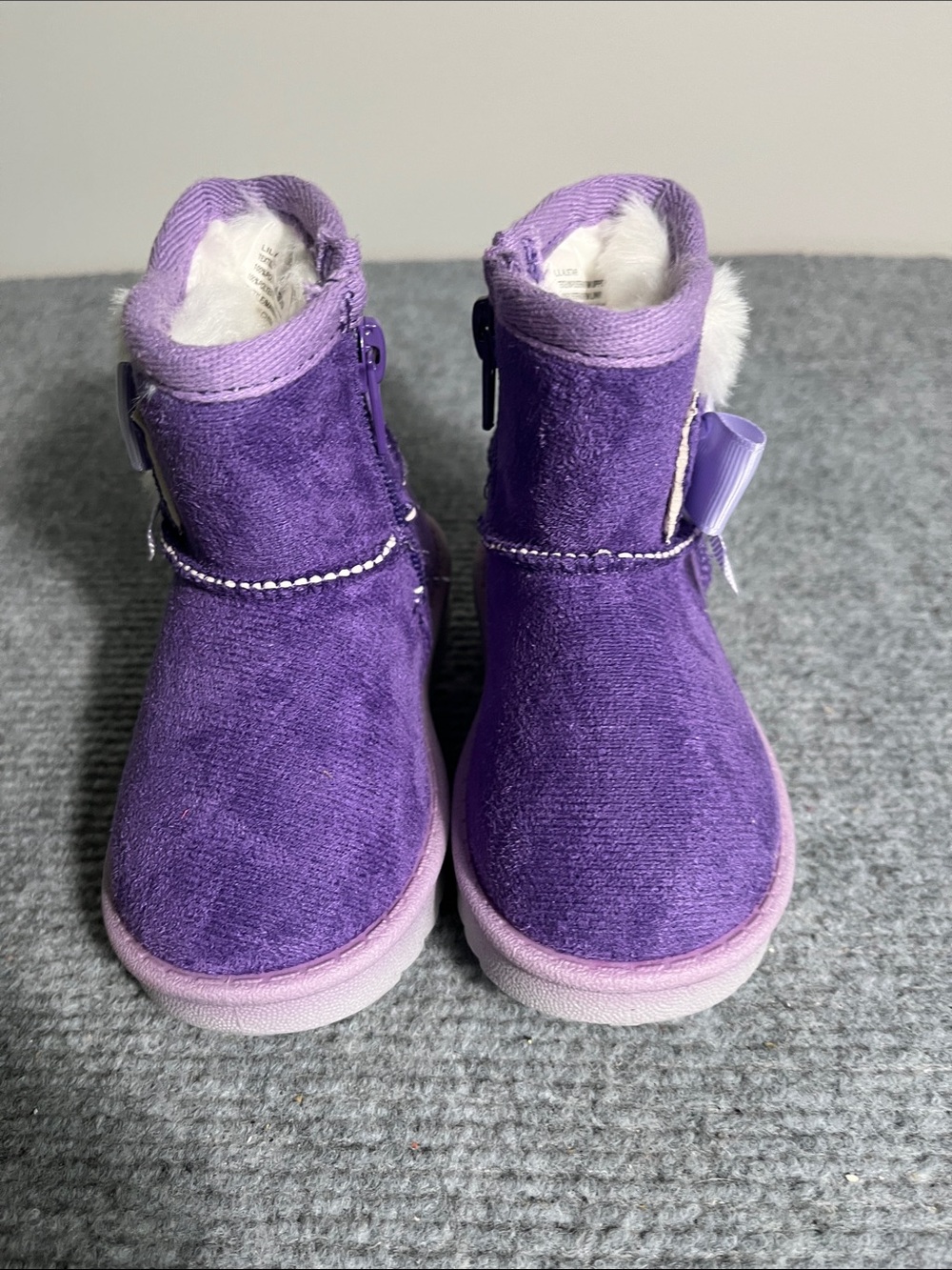 NWOT Jellypop Kids Purple Bow Boots